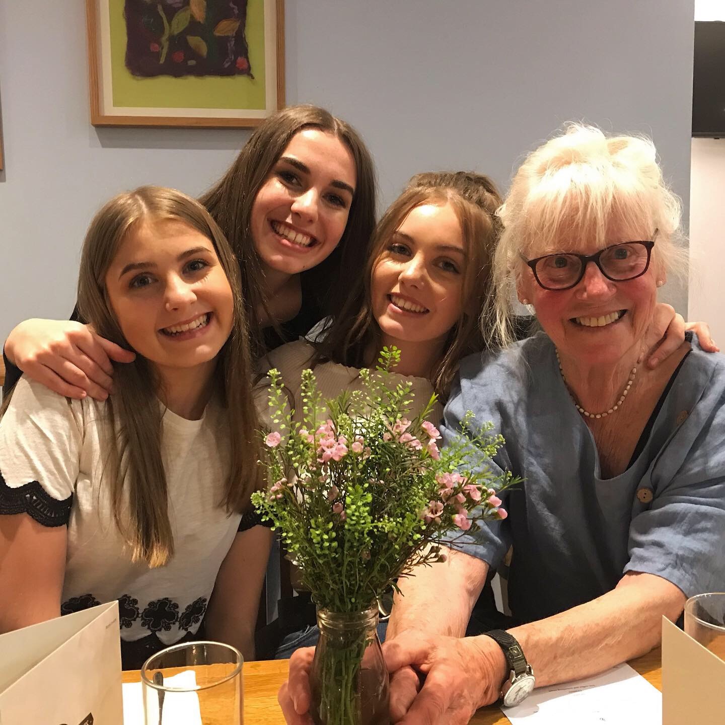 Mairi Hedderwick stroke survivor Katie Morage author with her granddaughters