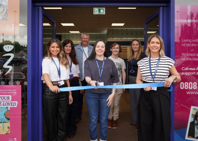 Chest Heart & Stroke Scotland Opens New Motherwell Store