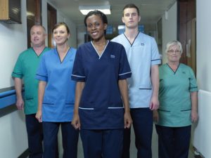 Ward staff team - different grades