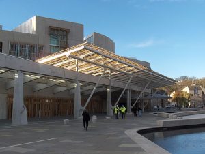 The Scottish Parliament building