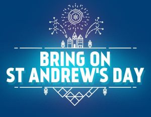Bring on St Andrew's day logo