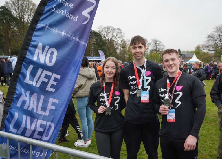 Participants at Kiltwalk Glasgow