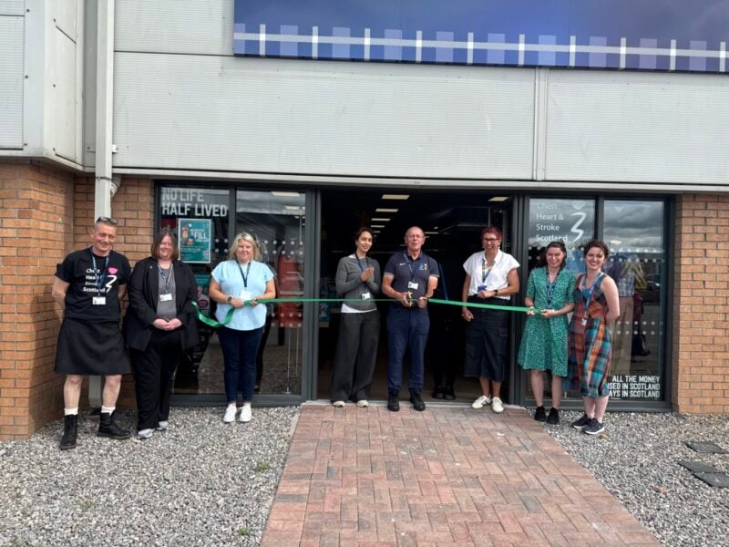 Chest Heart & Stroke Scotland Opens New Inverness Store