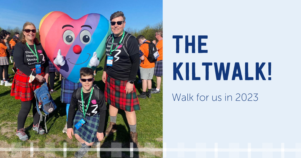 Kiltwalk 2023 Chest Heart & Stroke Scotland