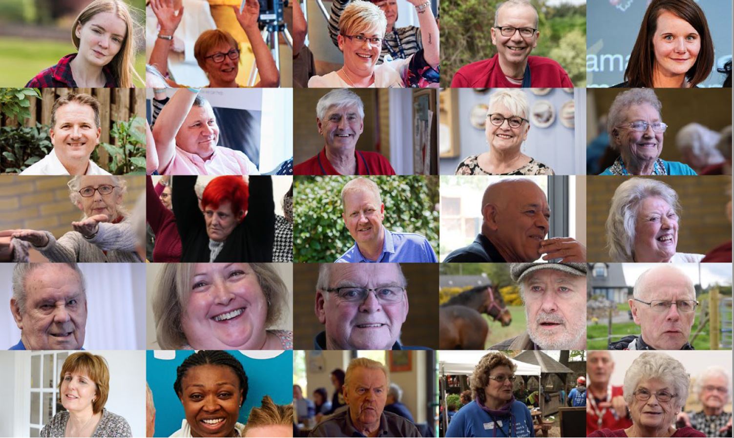 Collage of faces