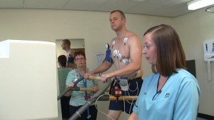 An exercise ECG records the activity of your heart as you make it work harder