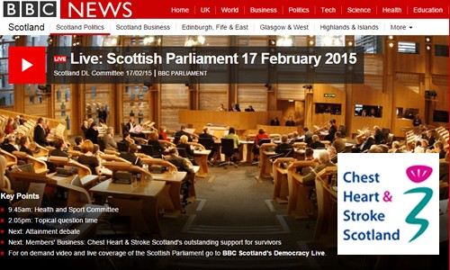 CHSS being discussed at the Scottish Parliament
