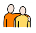 support of family and friends